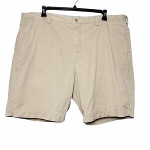 Polo Ralph Lauren Chino Shorts Mens 44B Khaki Tan Stretch Classic Fit 9" Preppy